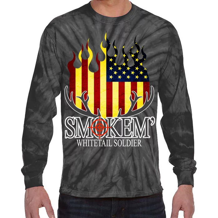 Smokem Whitetail Soldier Tie-Dye Long Sleeve Shirt