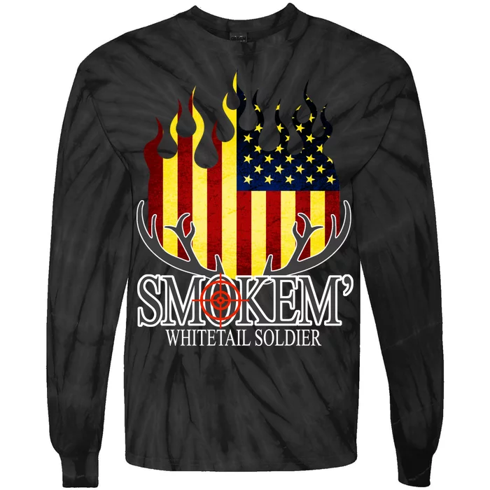 Smokem Whitetail Soldier Tie-Dye Long Sleeve Shirt