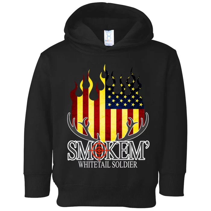 Smokem Whitetail Soldier Toddler Hoodie