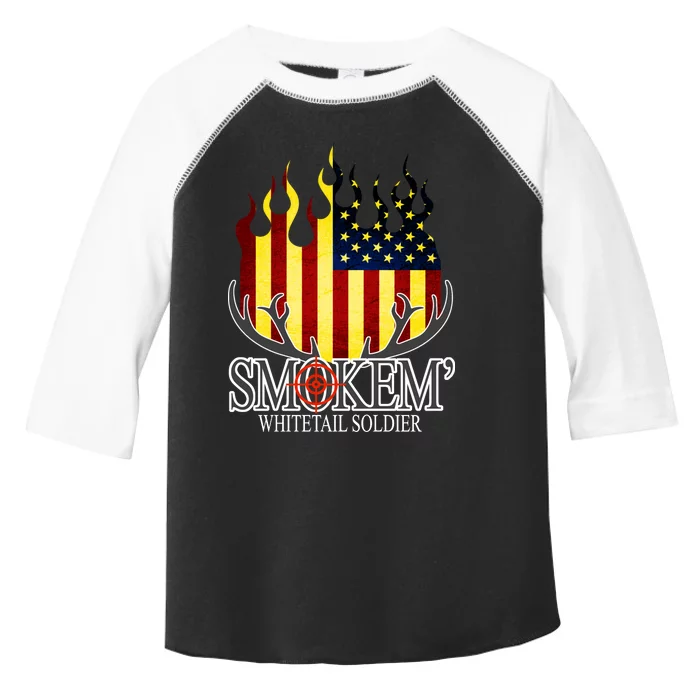 Smokem Whitetail Soldier Toddler Fine Jersey T-Shirt