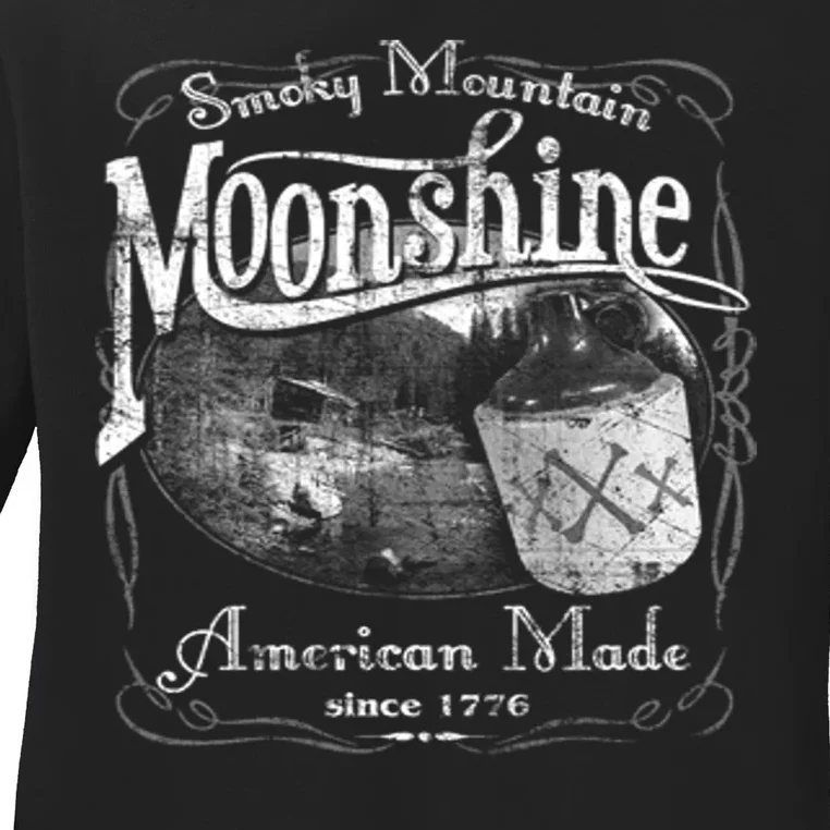 Smokey Mountain Moonshine Ladies Long Sleeve Shirt