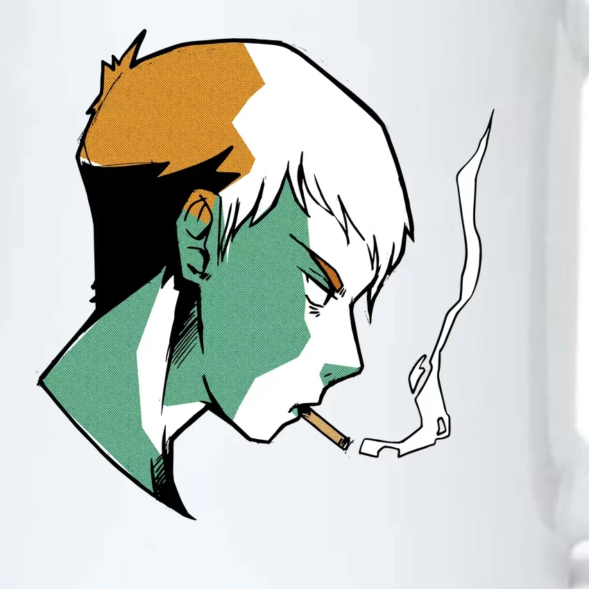 Smoking Anime Boy Black Color Changing Mug