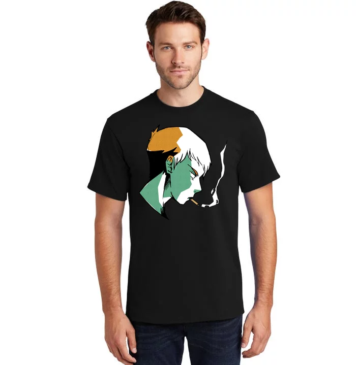 Smoking Anime Boy Tall T-Shirt