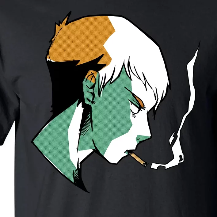 Smoking Anime Boy Tall T-Shirt