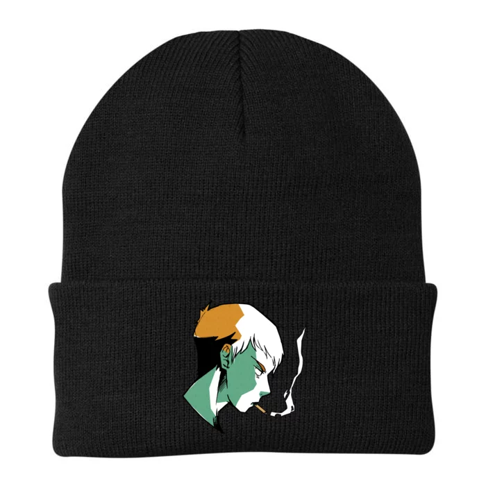 Smoking Anime Boy Knit Cap Winter Beanie