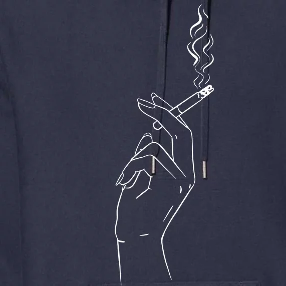 Smoking Hand Premium Hoodie