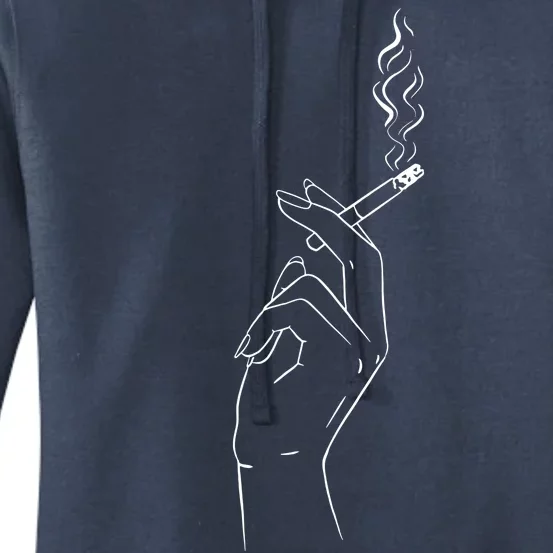 Smoking Hand Women's Pullover Hoodie