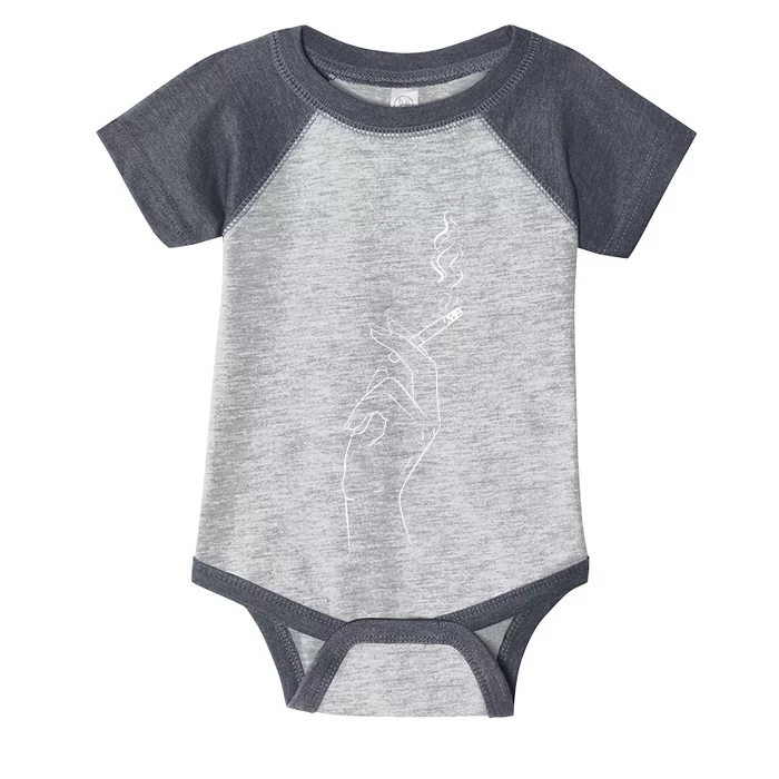 Smoking Hand Infant Baby Jersey Bodysuit