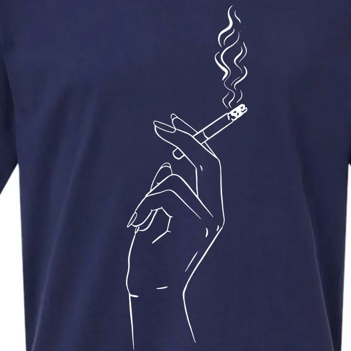 Smoking Hand Sueded Cloud Jersey T-Shirt