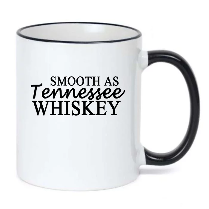 Smooth As Tennessee Whiskey Black Color Changing Mug