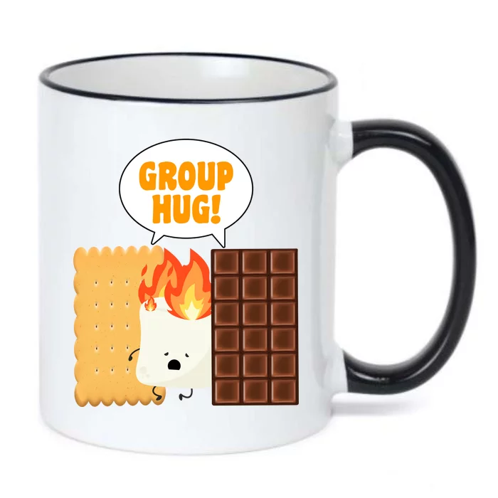 S'mores Group Hug Black Color Changing Mug