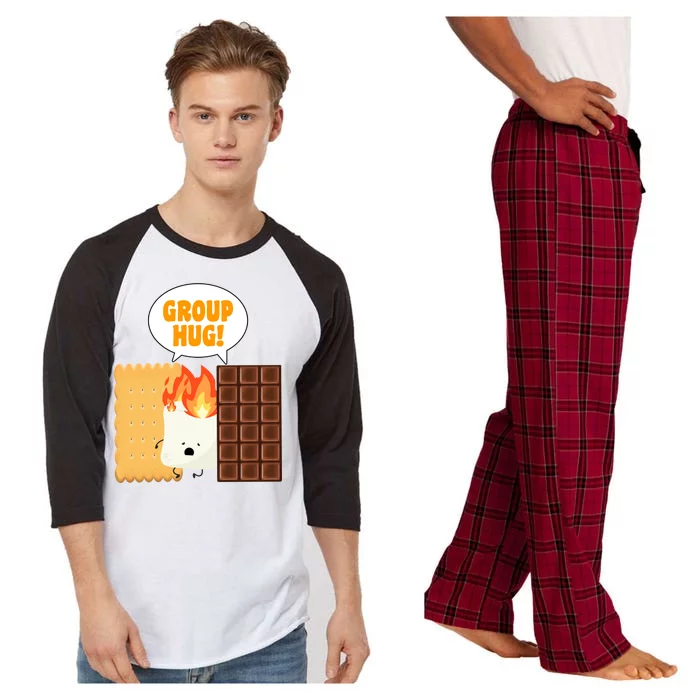 S'mores Group Hug Raglan Sleeve Pajama Set