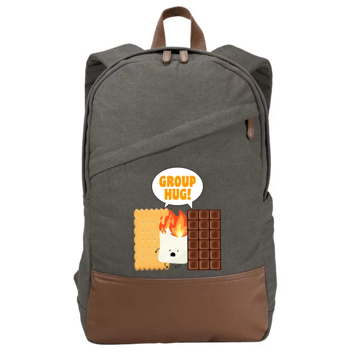 S'mores Group Hug Cotton Canvas Backpack