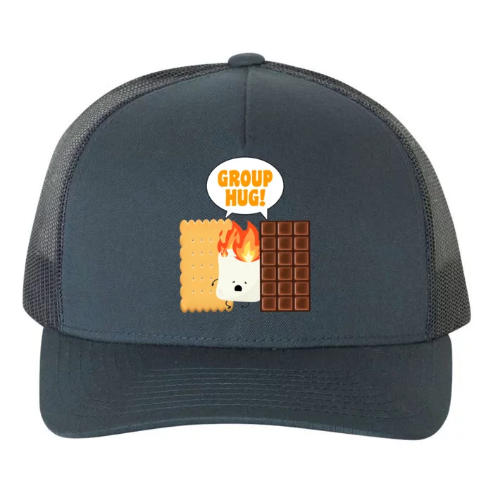 S'mores Group Hug Yupoong Adult 5-Panel Trucker Hat