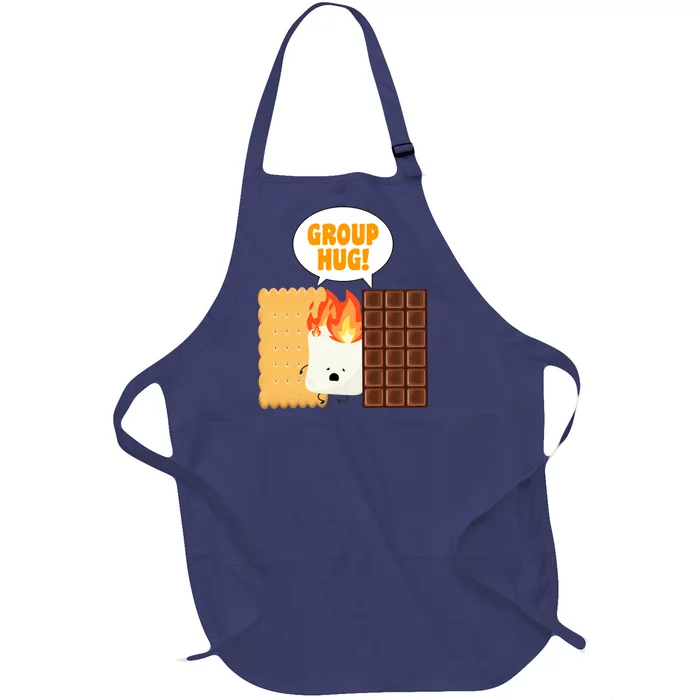 S'mores Group Hug Full-Length Apron With Pocket