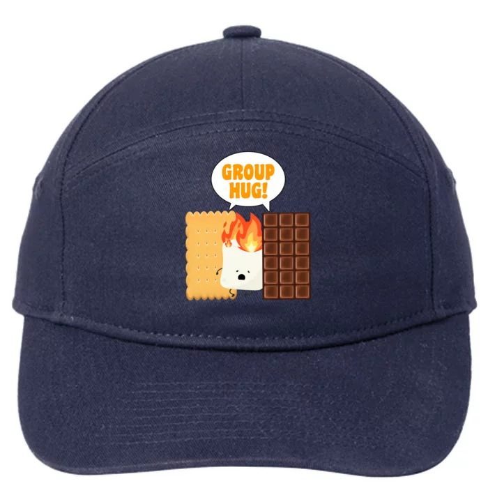 S'mores Group Hug 7-Panel Snapback Hat