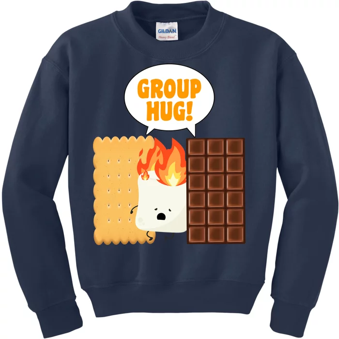 S'mores Group Hug Kids Sweatshirt