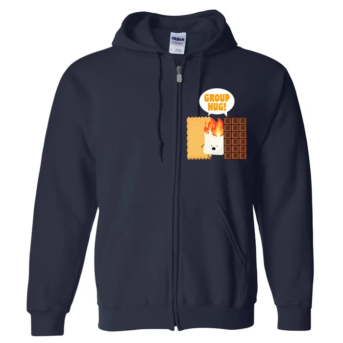 S'mores Group Hug Full Zip Hoodie