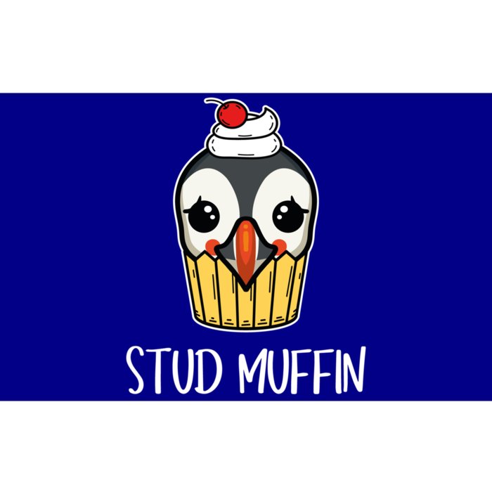 Stud Muffin Puffin Pun Best Pastries Birds Cute Gift Bumper Sticker