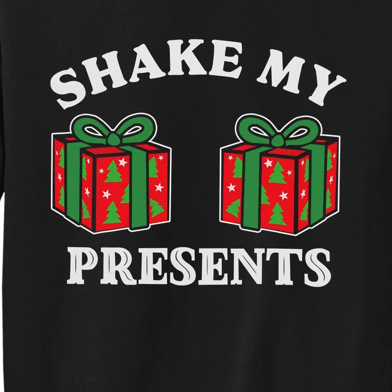 Shake My Presents Jingle My Balls Couples Christmas Sweatshirt