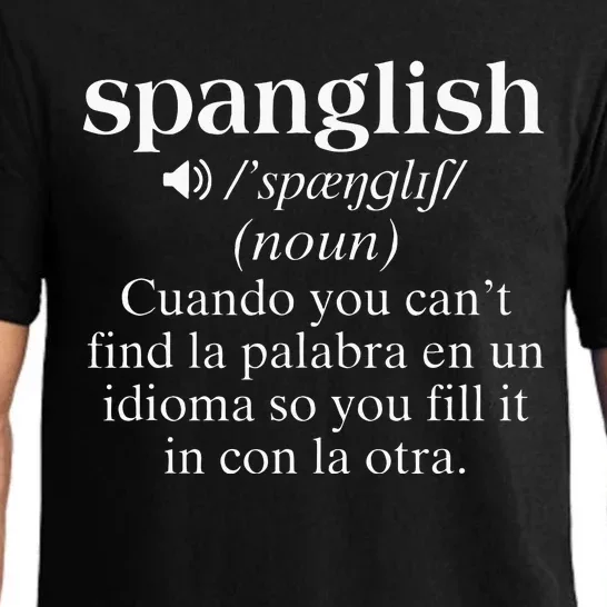 Spanglish Mexican Puerto Rican Venezuelan Spanish Teacher Pajama Set