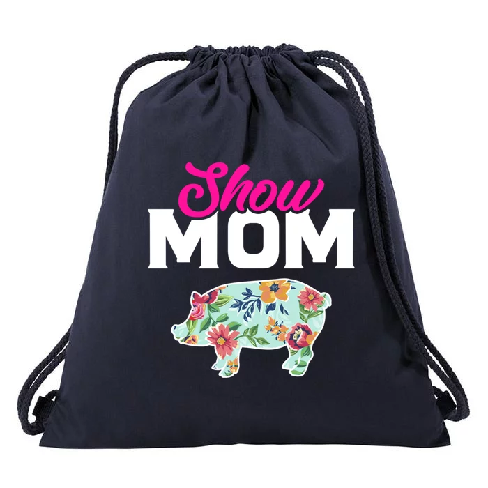 Show Mom Pig Gift Drawstring Bag