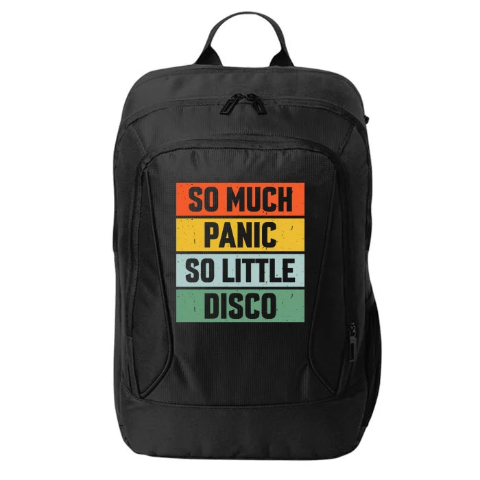 So Much Panic So Little Disco City Backpack