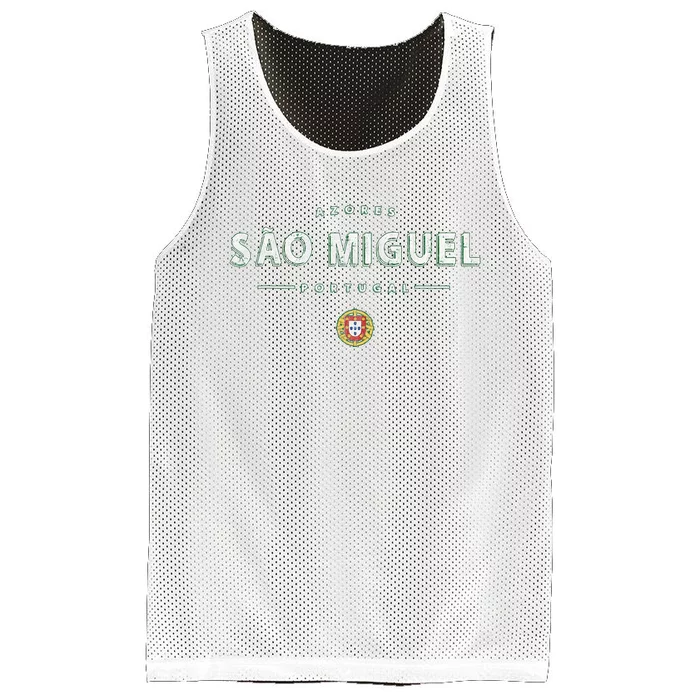 SãO Miguel Portugal Sao Miguel Azores Mesh Reversible Basketball Jersey Tank