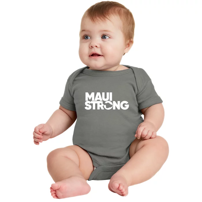 Support Maui Pray For Maui Hawaii Strong Gift Baby Bodysuit