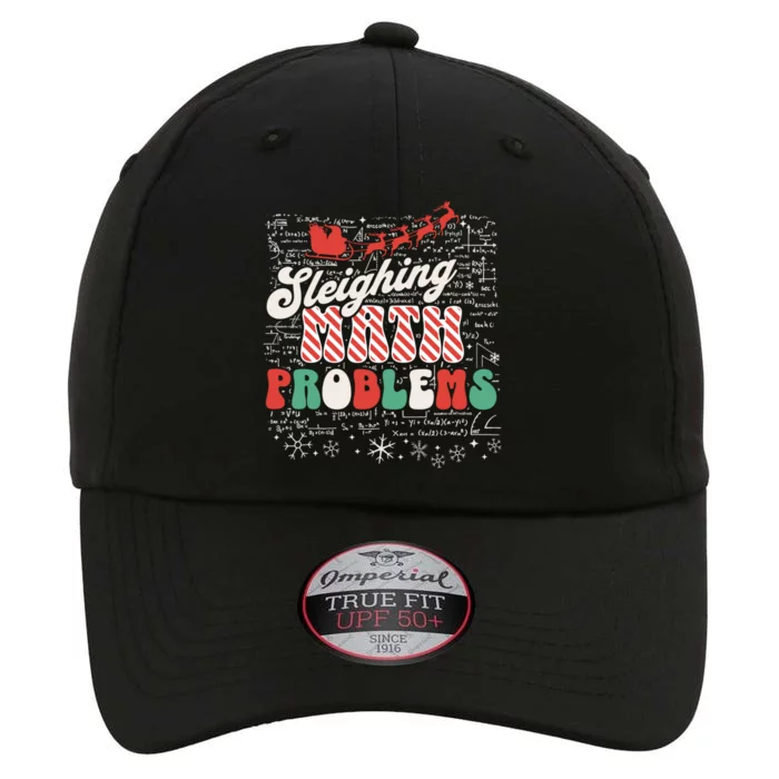 Sleighing Math Problems Funny Christmas Math Teacher Santa The Original Performance Cap