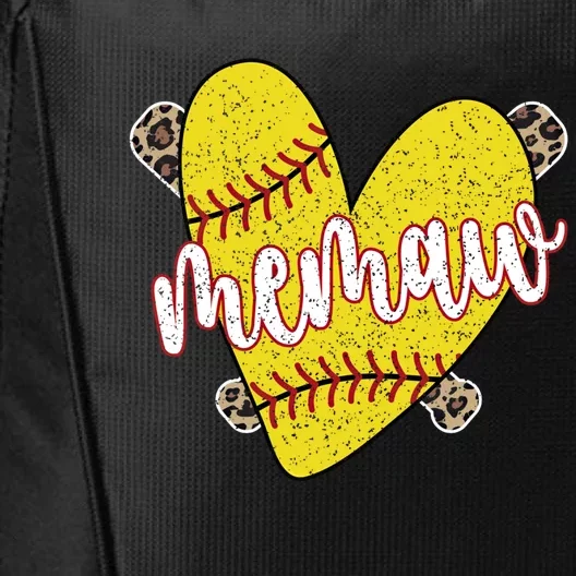 Softball Memaw Proud Softball Player Memaw Great Gift City Backpack