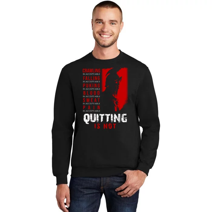 Spartan Motivational Quote Sweatshirt