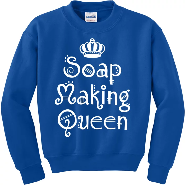 Soap Making Queen Funny Crafter Maker ~ Saponification Gift Kids Sweatshirt