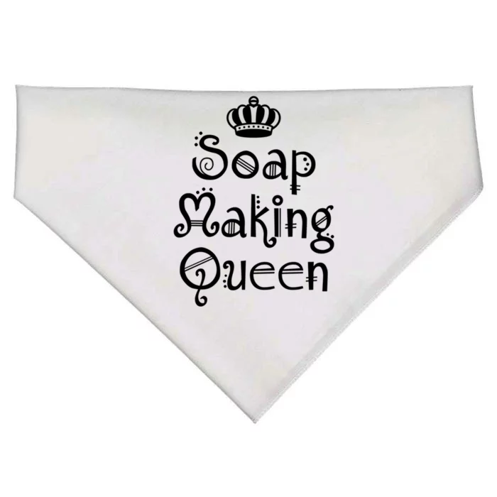 Soap Making Queen Funny Crafter Maker ~ Saponification Gift USA-Made Doggie Bandana