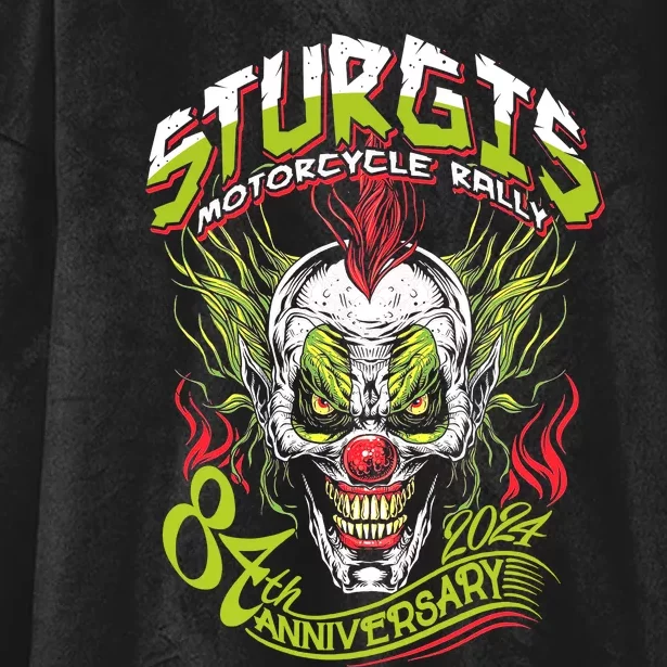 Sturgis Motorcycle Rally Hooded Wearable Blanket