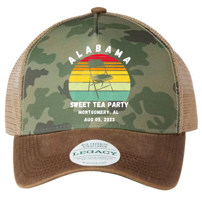 Survived Montgomery Riverfront Brawl Boat Sweet Tea Party Legacy Tie Dye Trucker Hat