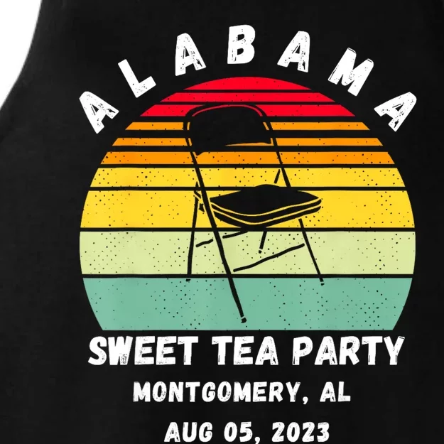 Survived Montgomery Riverfront Brawl Boat Sweet Tea Party Ladies Tri-Blend Wicking Tank