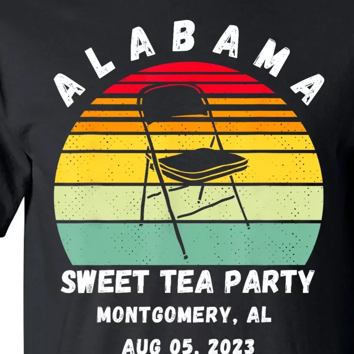 Survived Montgomery Riverfront Brawl Boat Sweet Tea Party Tall T-Shirt