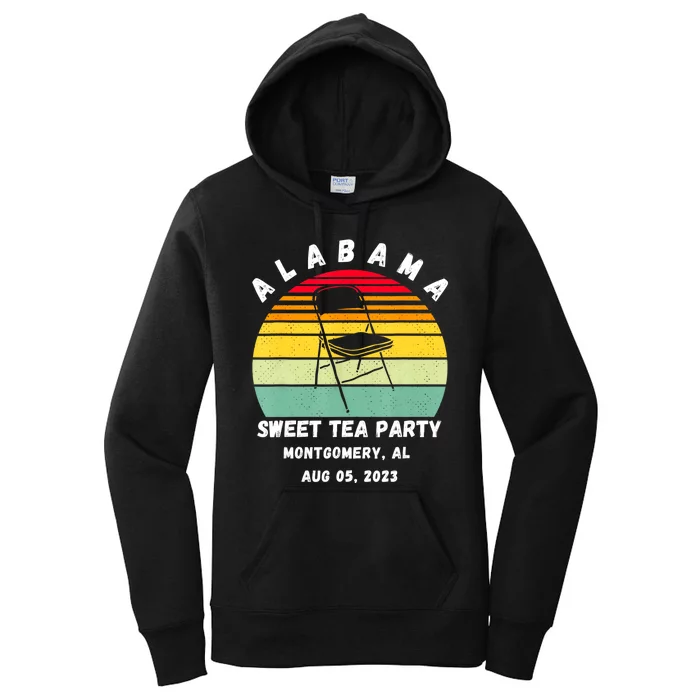 Survived Montgomery Riverfront Brawl Boat Sweet Tea Party Women's Pullover Hoodie