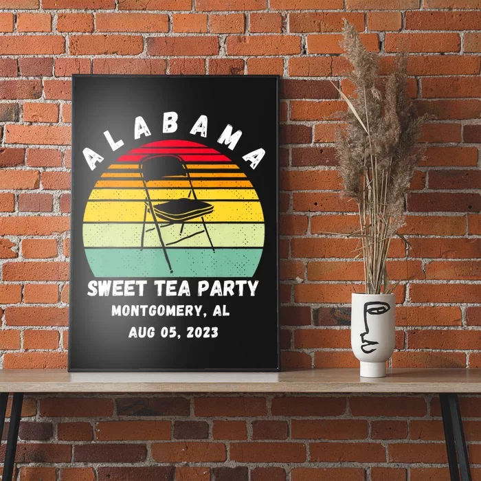 Survived Montgomery Riverfront Brawl Boat Sweet Tea Party Poster