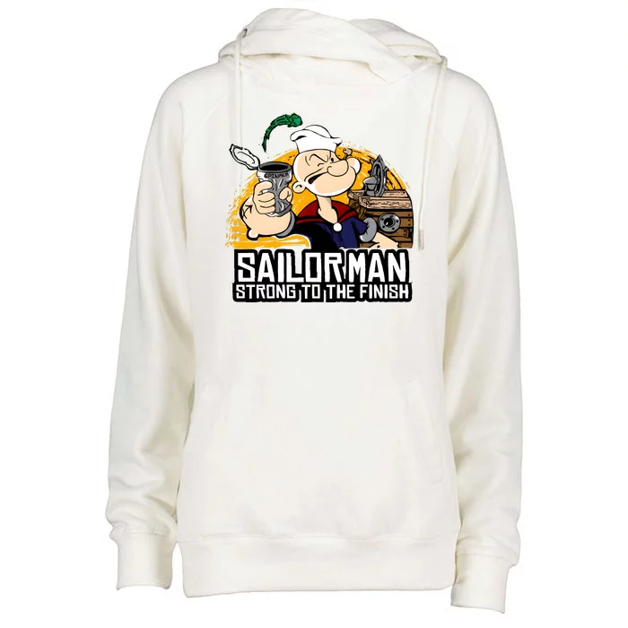 SAILOR MAN REDEMPTION The Sailorman Womens Funnel Neck Pullover Hood