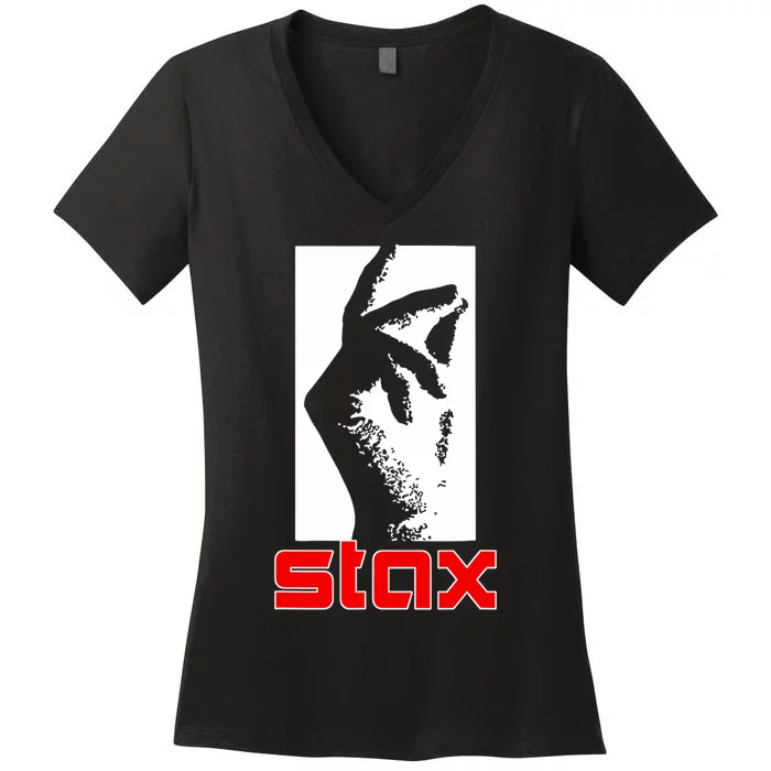 Stax Music Records 1957 Tennessee Women's V-Neck T-Shirt