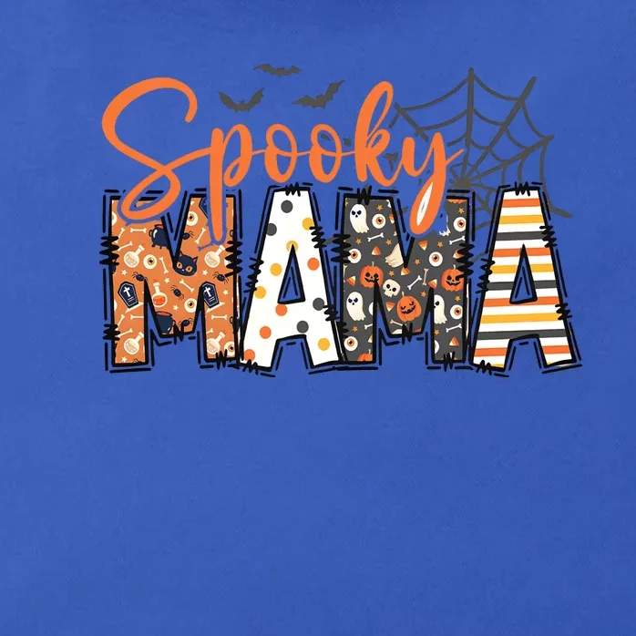 Spooky Mama Retro Halloween For Mother Zip Tote Bag