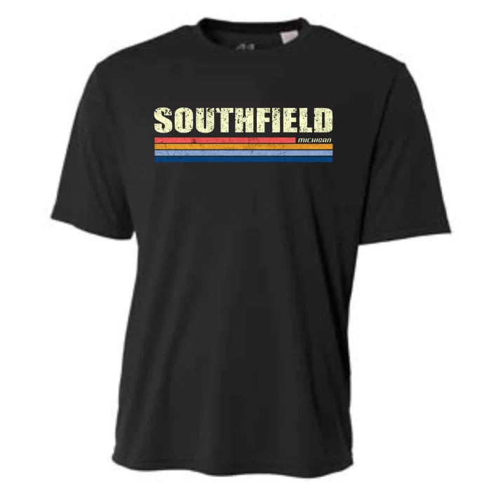 Southfield Michigan Retro Cooling Performance Crew T-Shirt