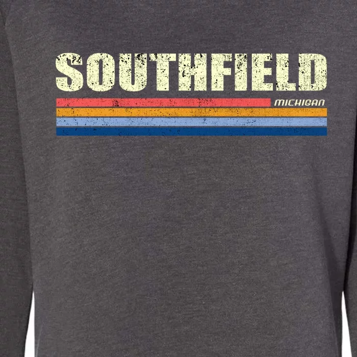 Southfield Michigan Retro Womens California Wash Sweatshirt