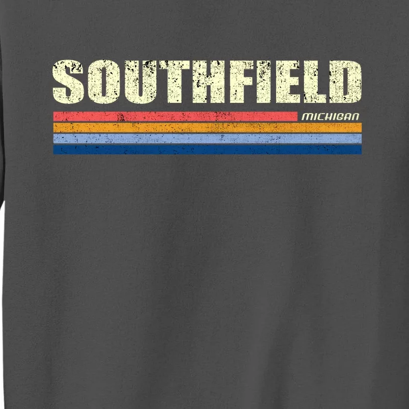 Southfield Michigan Retro Tall Sweatshirt