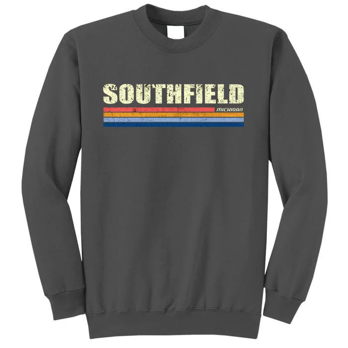 Southfield Michigan Retro Tall Sweatshirt