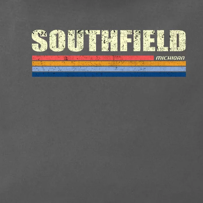 Southfield Michigan Retro Zip Tote Bag