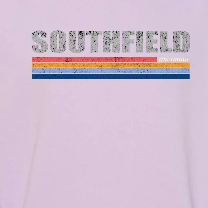 Southfield Michigan Retro Garment-Dyed Sweatshirt