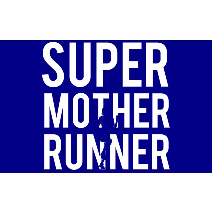 Super Mother Runner Gift For Mom Runners And Mom Athletes Gift Bumper Sticker